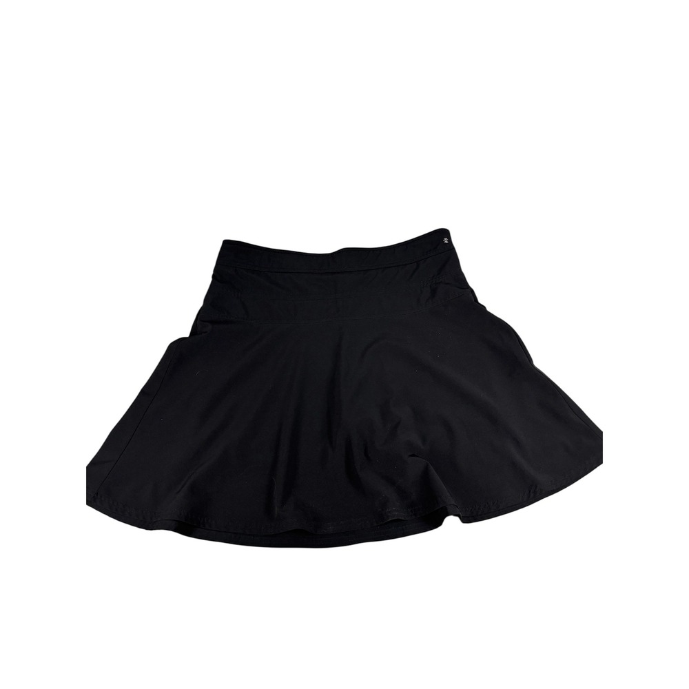 Izod Black Skort Side Zip 10 Golf Athleisure Tennis‎ Workout Casual